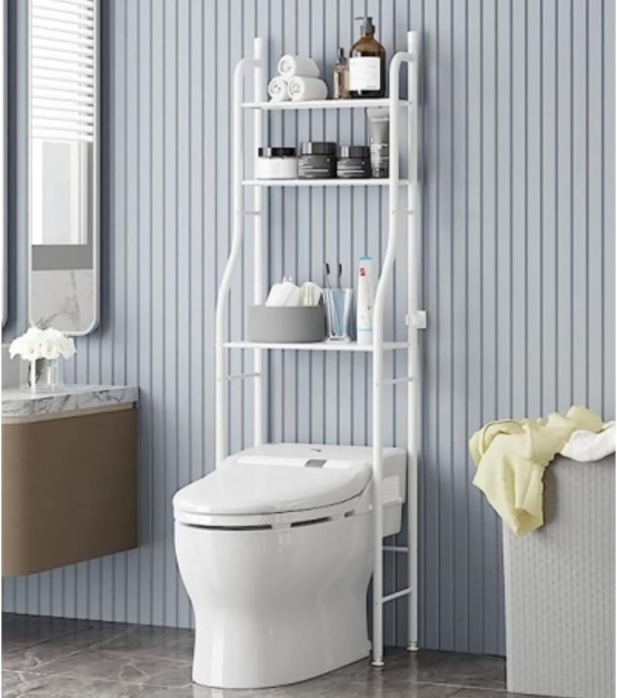 3 Shelf Bathroom Space Saver, Over The Toilet Rack