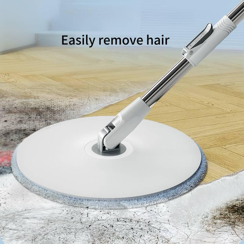 Hands-Free Washable Microfiber Mop with Self-Cleaning Bucket System