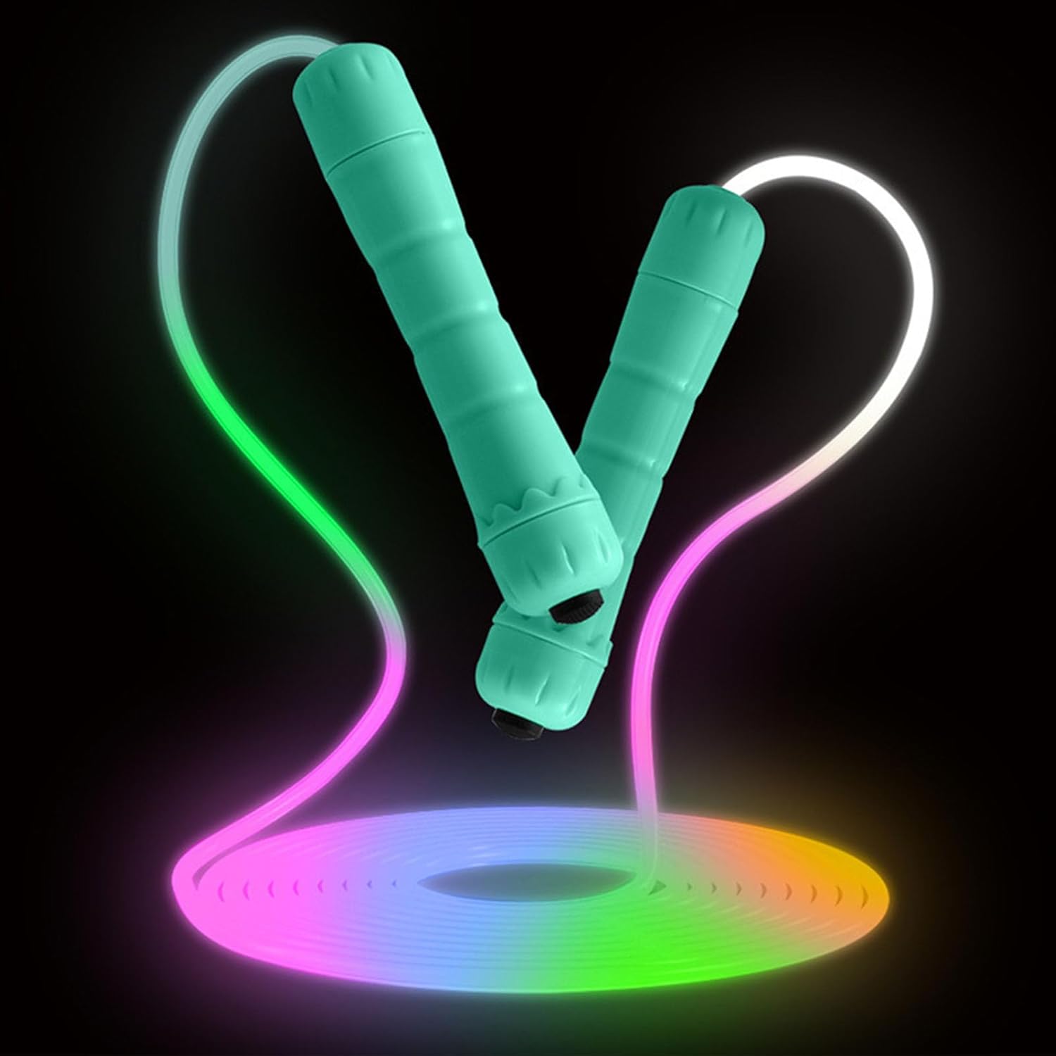 LED Glowing Skipping Rope with Handle