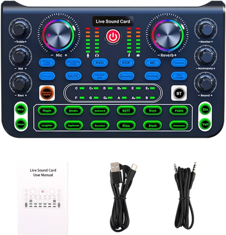 بطاقة صوت X60 مع ميكروفون U87P مجموعة كاملة