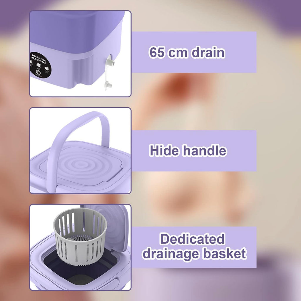 Mini Automatic Foldable Washing Machine