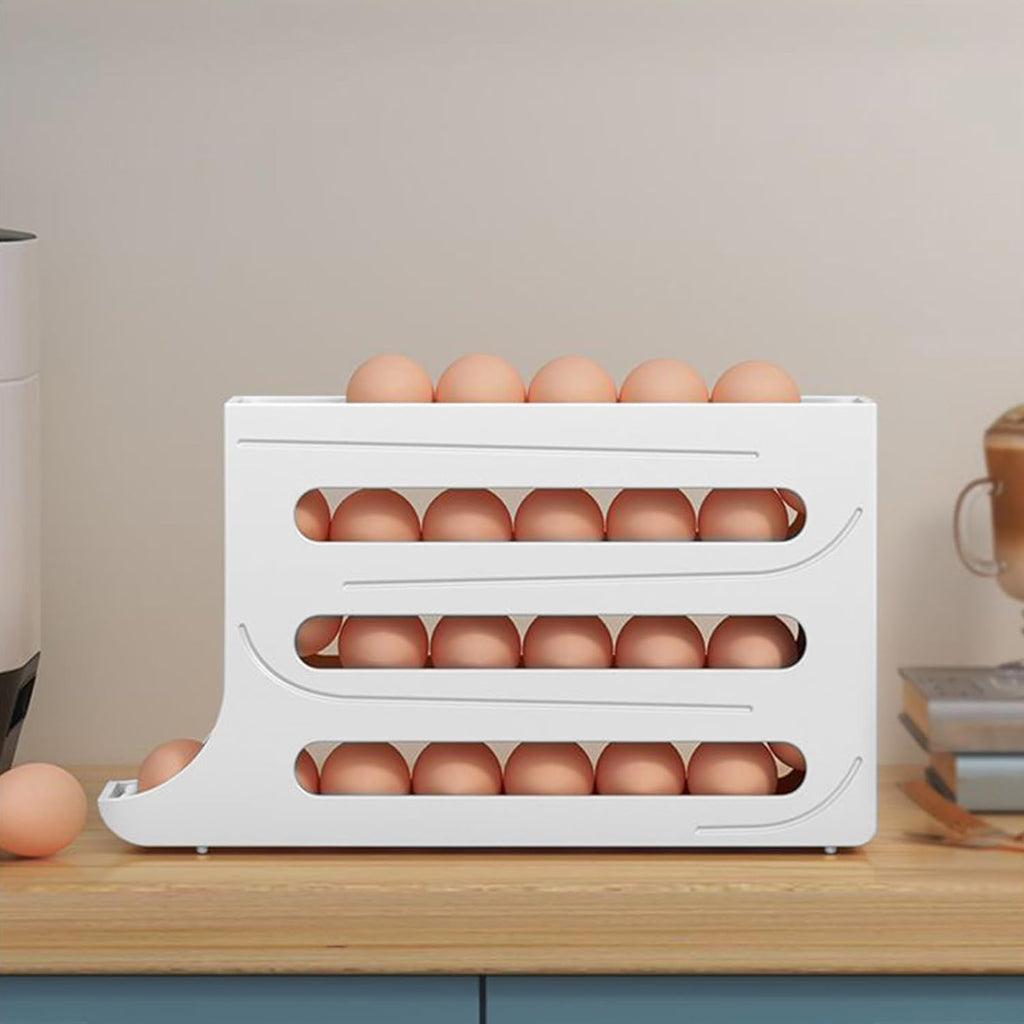4 Tiers Automatic Egg Rolling Rack 30 Eggs Egg Holder