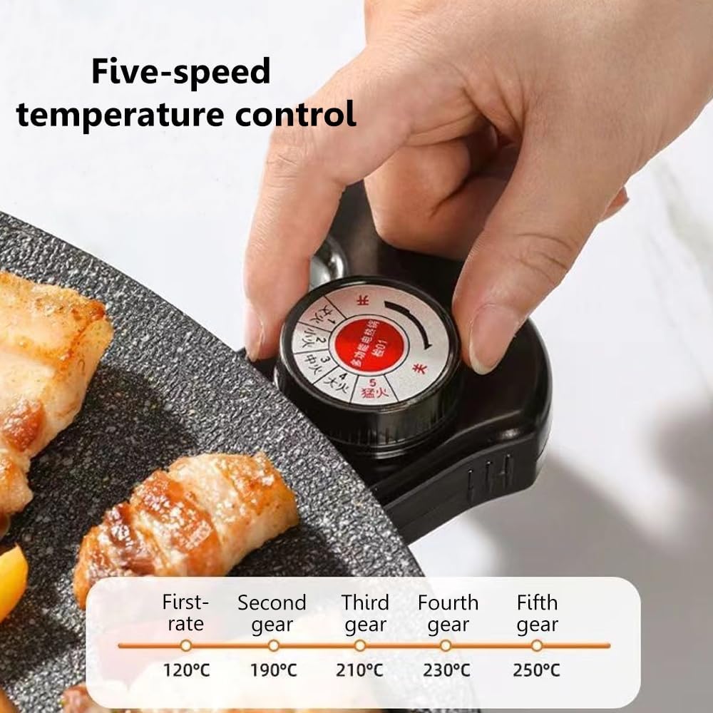 شواية كهربائية بدون دخان من راف، صينية خبز، مقلاة غير لاصقة، صانعة فطائر