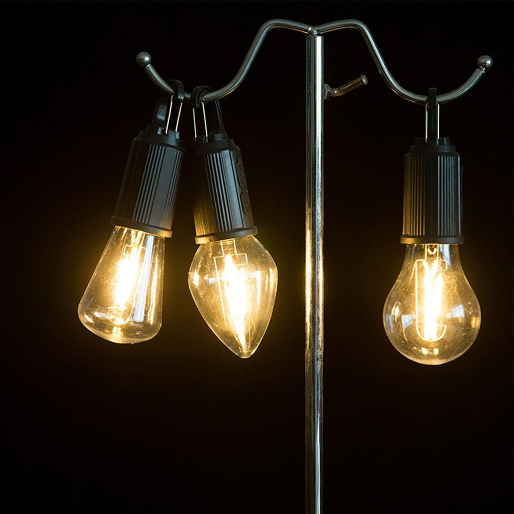 مصباح طوارئ يعمل بالطاقة الشمسية بتقنية LED مع شحن USB وطاقة شمسية 2 في 1