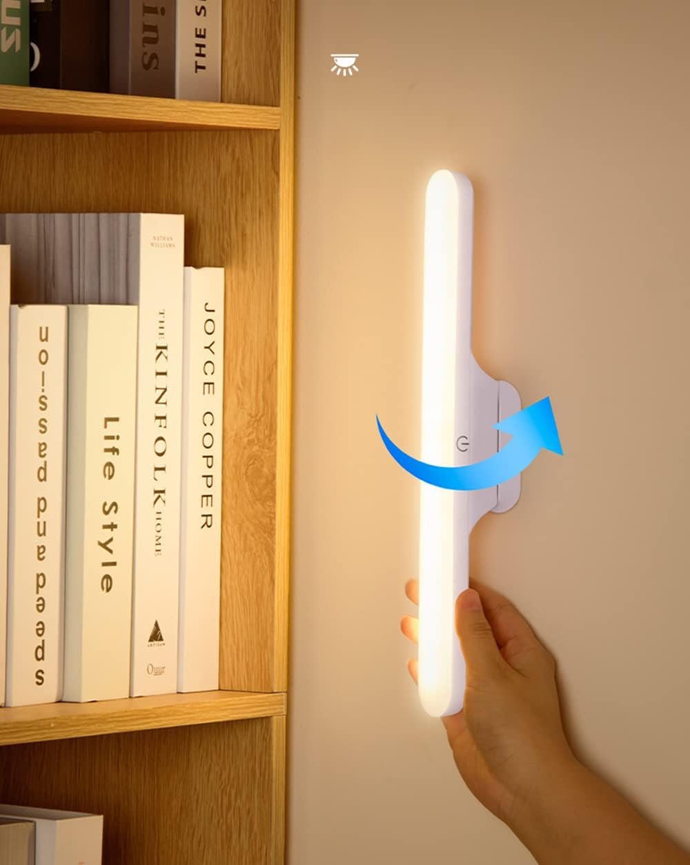 Wireless Desk Lamp 1800mAh, USB Rechargeable Magnetic LED Table Lamp