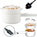 1.8L Electric Hot Pot with Steamer & Temperature Control