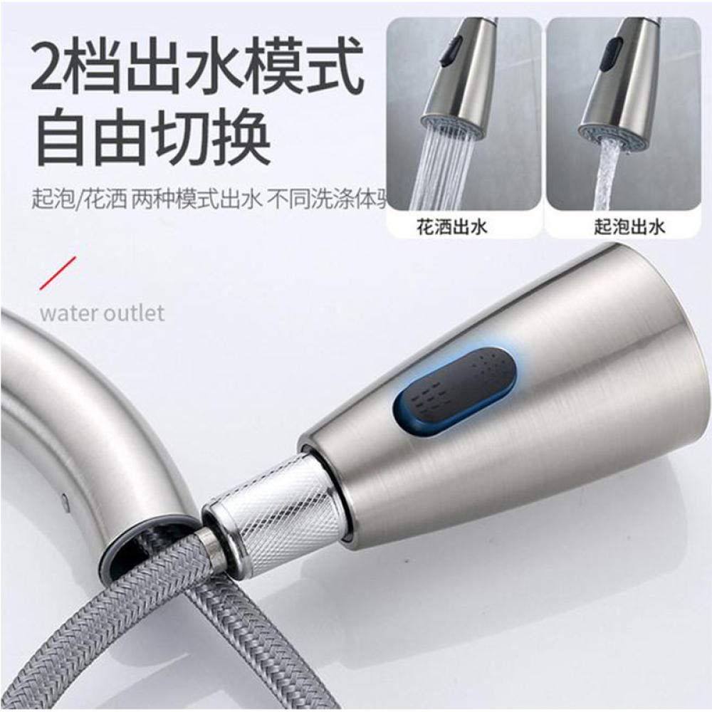 Stainless Steel Sink Pull-Out Telescopic Faucet