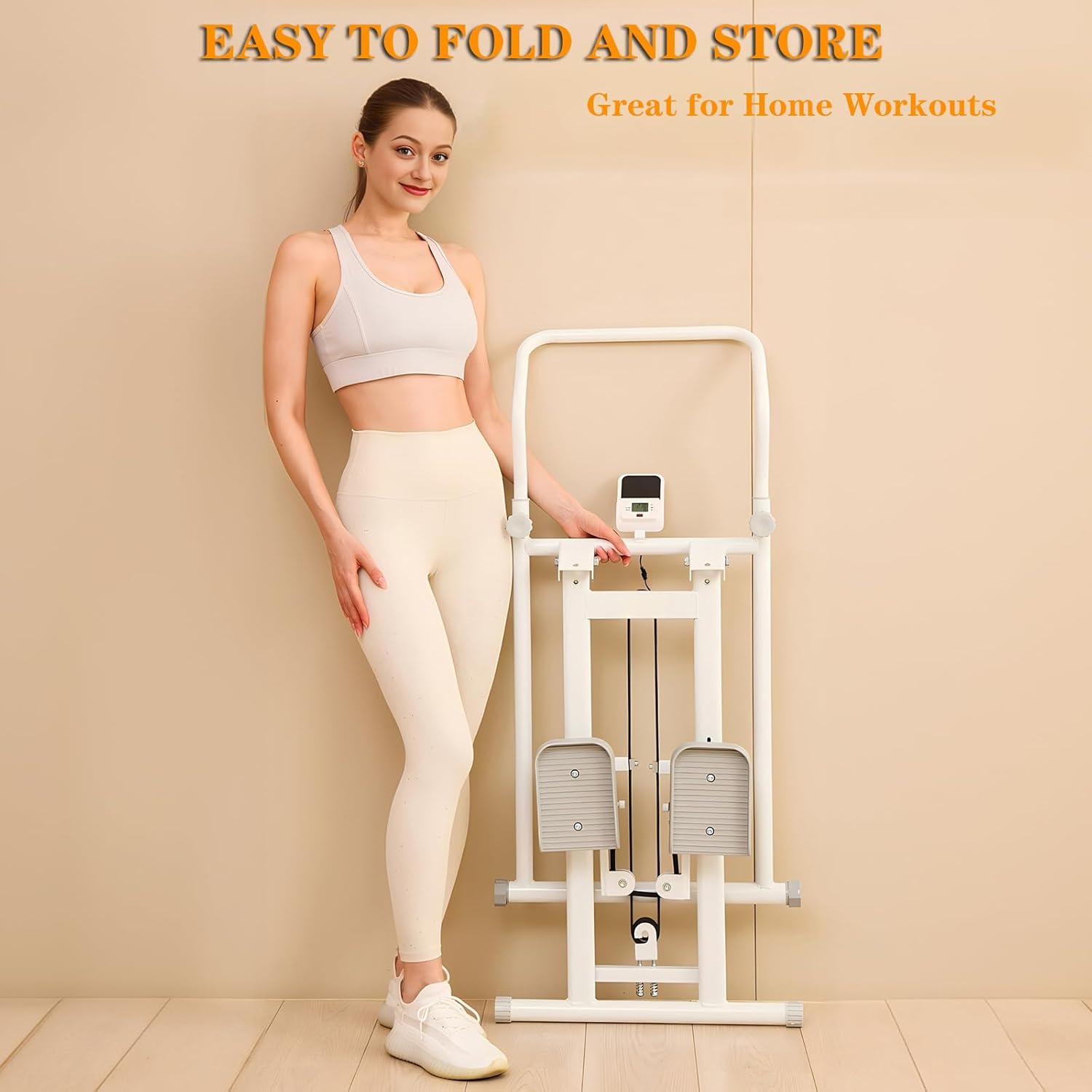 Stair Climber Stepper for Home Gym Exercise, Vertical Climber Machine
