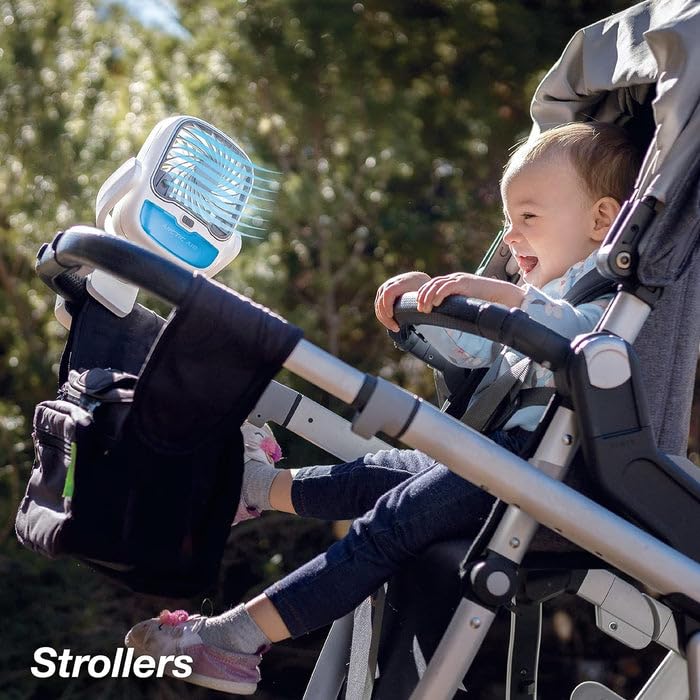 مروحة صغيرة محمولة قابلة لإعادة الشحن بثلاث سرعات