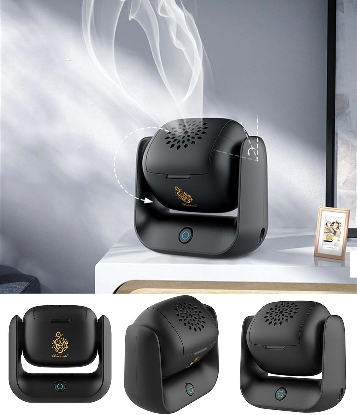 Luxury Electric Bukhoor Burner 2025 Portable USB Type-C Rechargeable