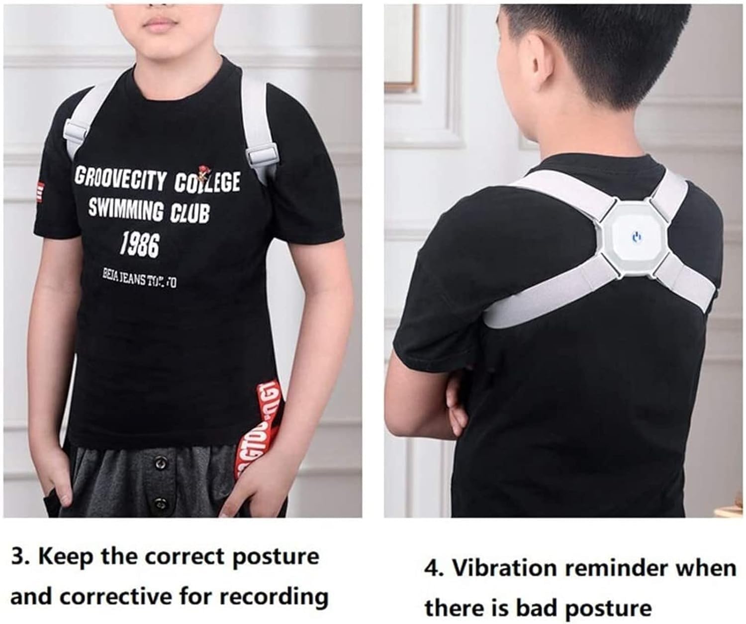 Back Brace Corrector, Corrector Adjustable Straightener Spinal Support Correction Belt