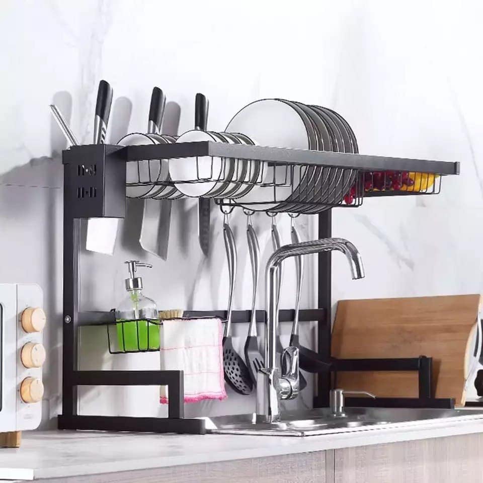 Metal Over-Sink Dish Drying Rack