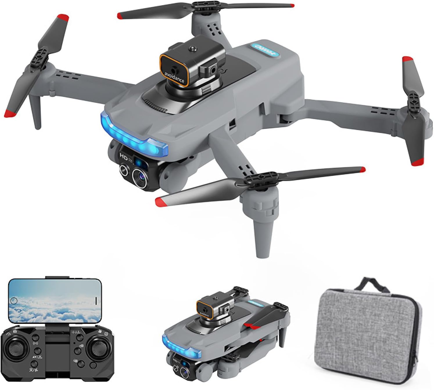 طائرة بدون طيار P15 احترافية بكاميرا مزدوجة عالية الدقة