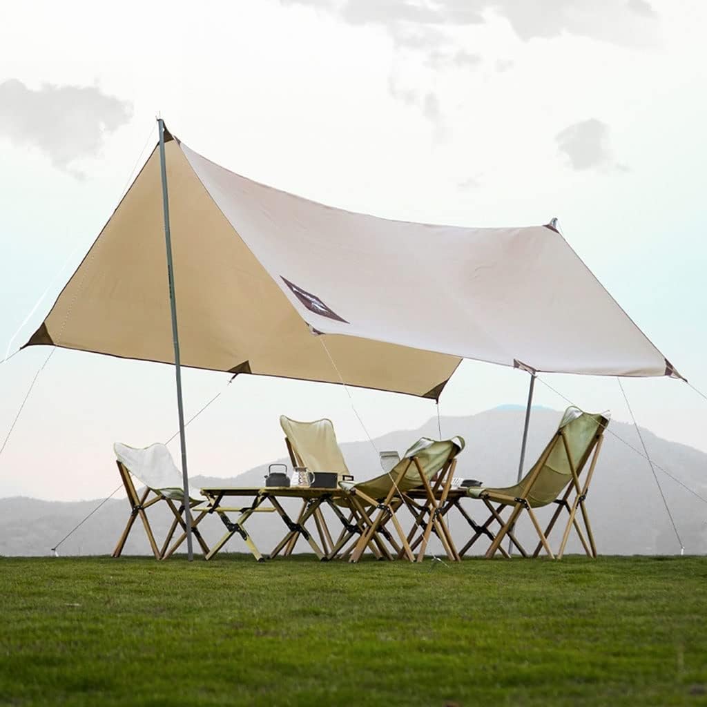 Tent Tarps Awning Canopy Set Outdoor Beach Tent Tarp Wear-Resistant, Waterproof Awning Tarps