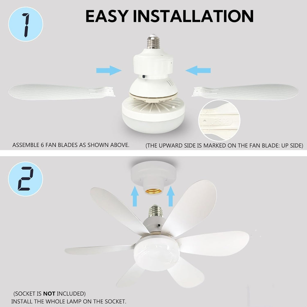 20.5inch HFAN Ceiling Fans with Lights