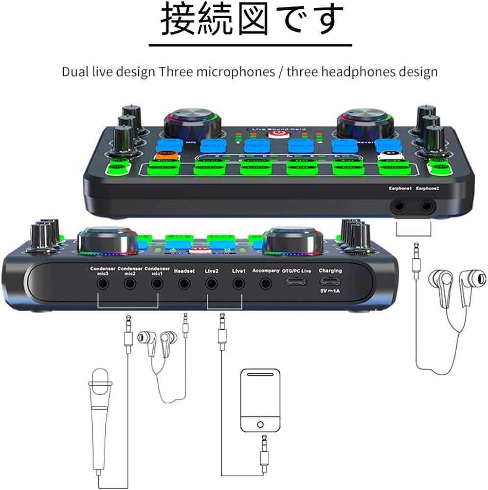 بطاقة صوت X60 مع ميكروفون U87P مجموعة كاملة