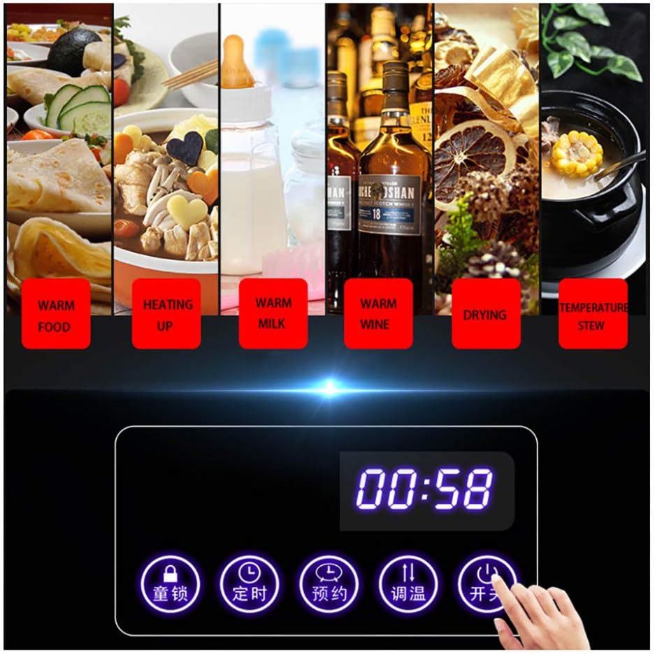 Electric Warming Tray Round Food Warmer Hot Plate 80cm
