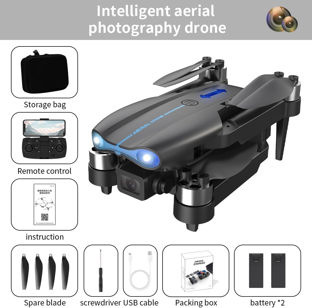 طائرة بدون طيار E99 مزودة بكاميرات مزدوجة