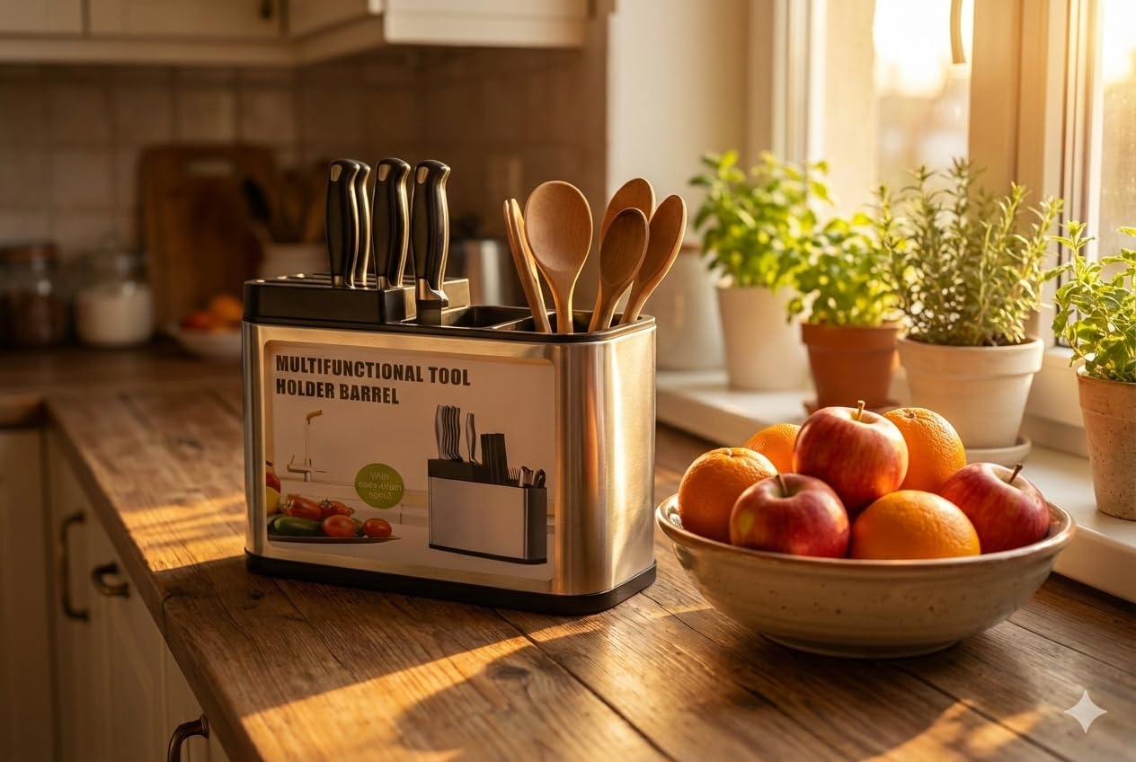 Stainless Steel Multifunctional Organizer