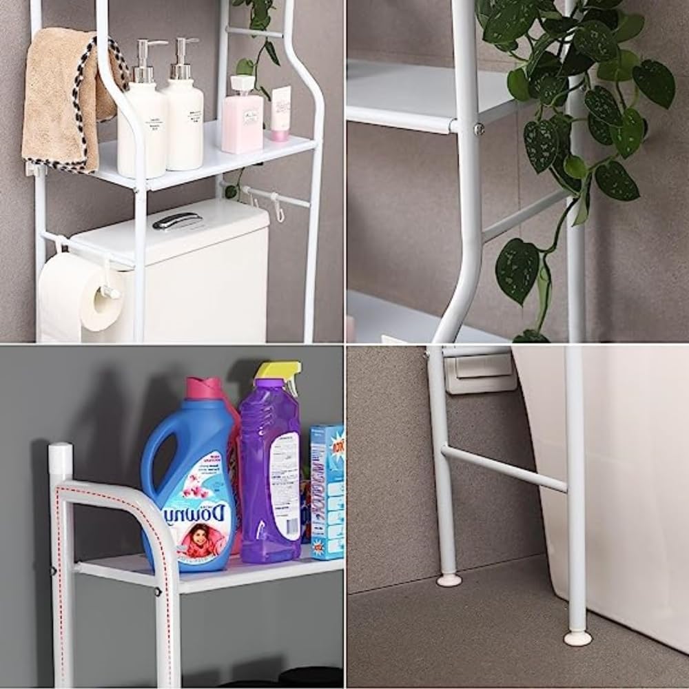 3 Shelf Bathroom Space Saver, Over The Toilet Rack