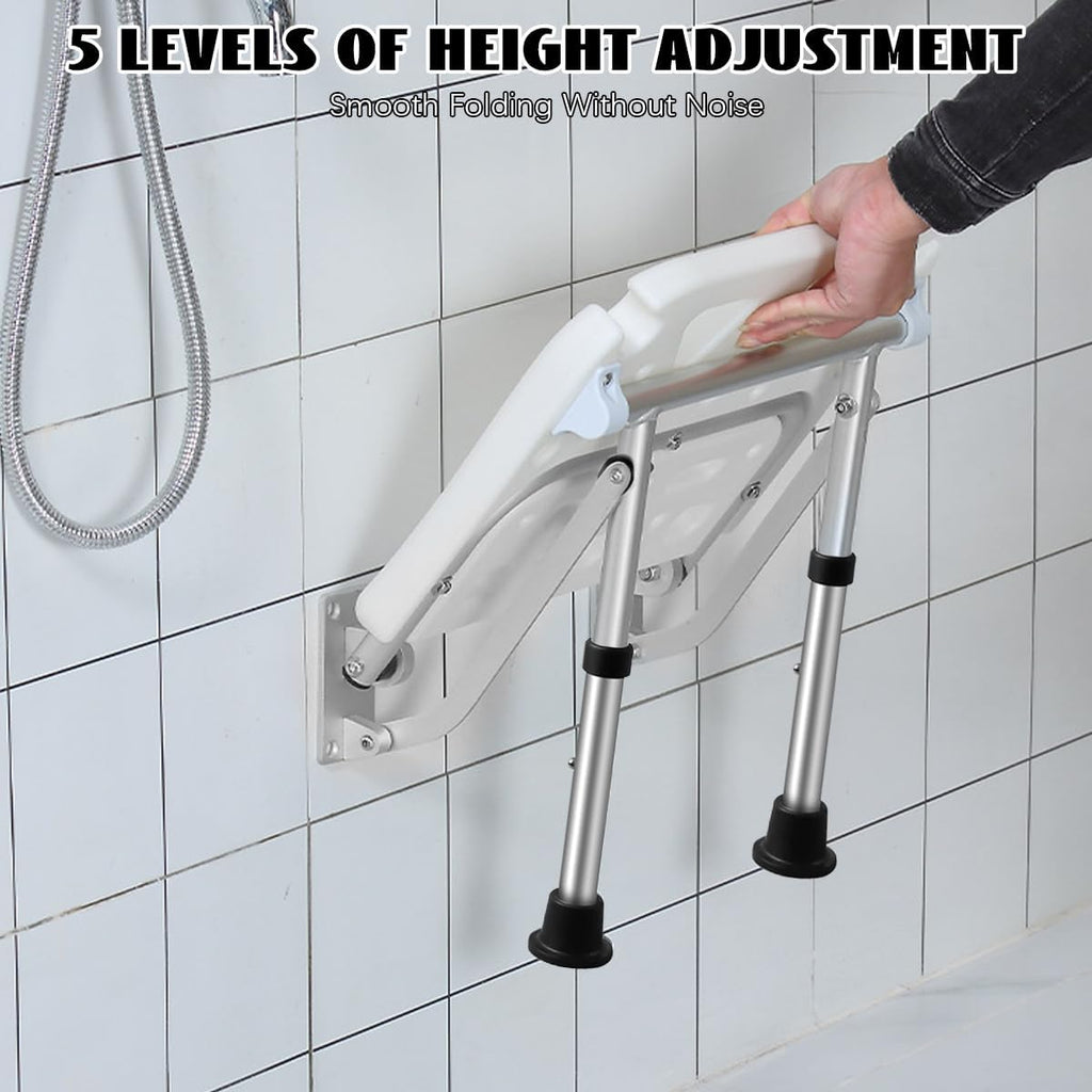 Shower Folding Seat for Wall Mounting, Shower Folding Seat