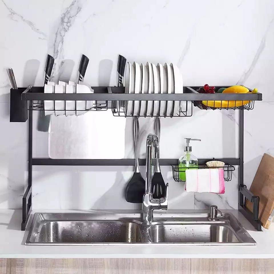 Metal Over-Sink Dish Drying Rack