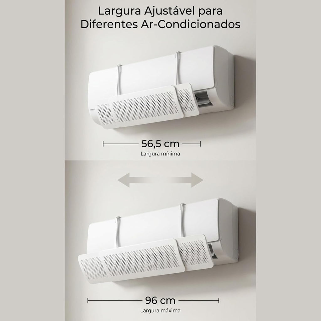 Retractable Air Vent Deflector,Universal Portable Air Conditioners Anti-Wind Baffles,Air Vent Anti Direct Blowing
