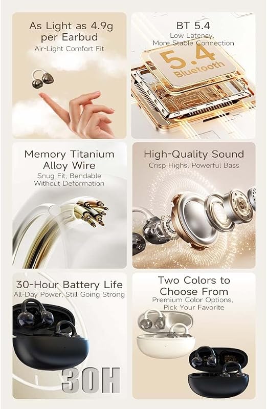 Dudao U-20 Open Ear Ring Headphones
