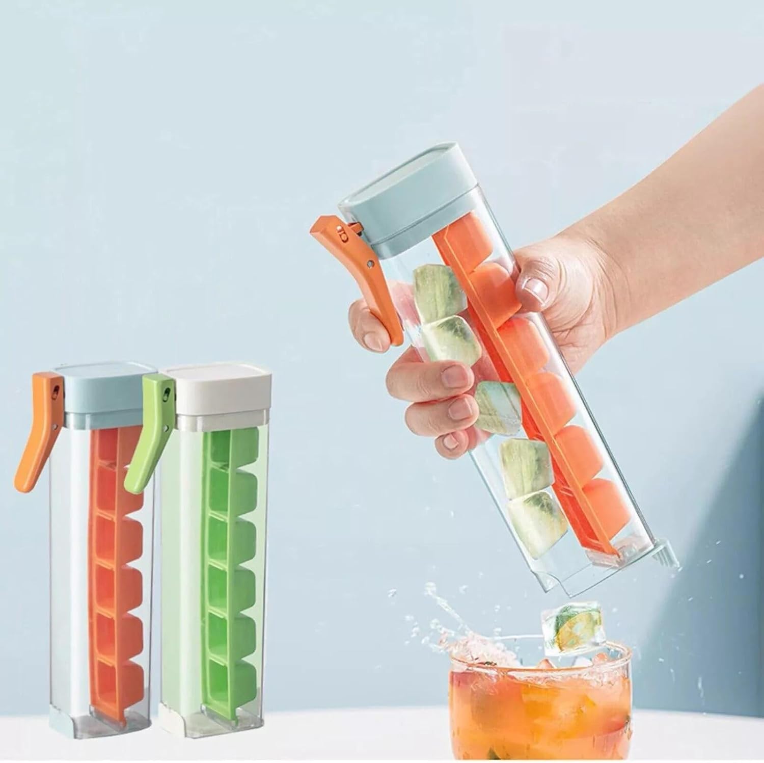 New Ice Cube Trays 6 Cells One Handed Deicing And Pressing The Ice Lattice