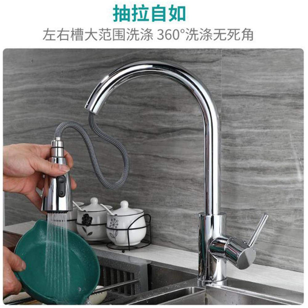 Stainless Steel Sink Pull-Out Telescopic Faucet