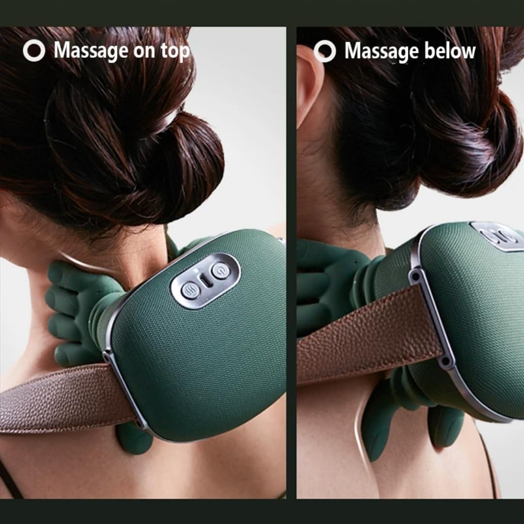 Shoulder and Neck Massager, Bionic Heated Massager, Neck Massager with Fingers