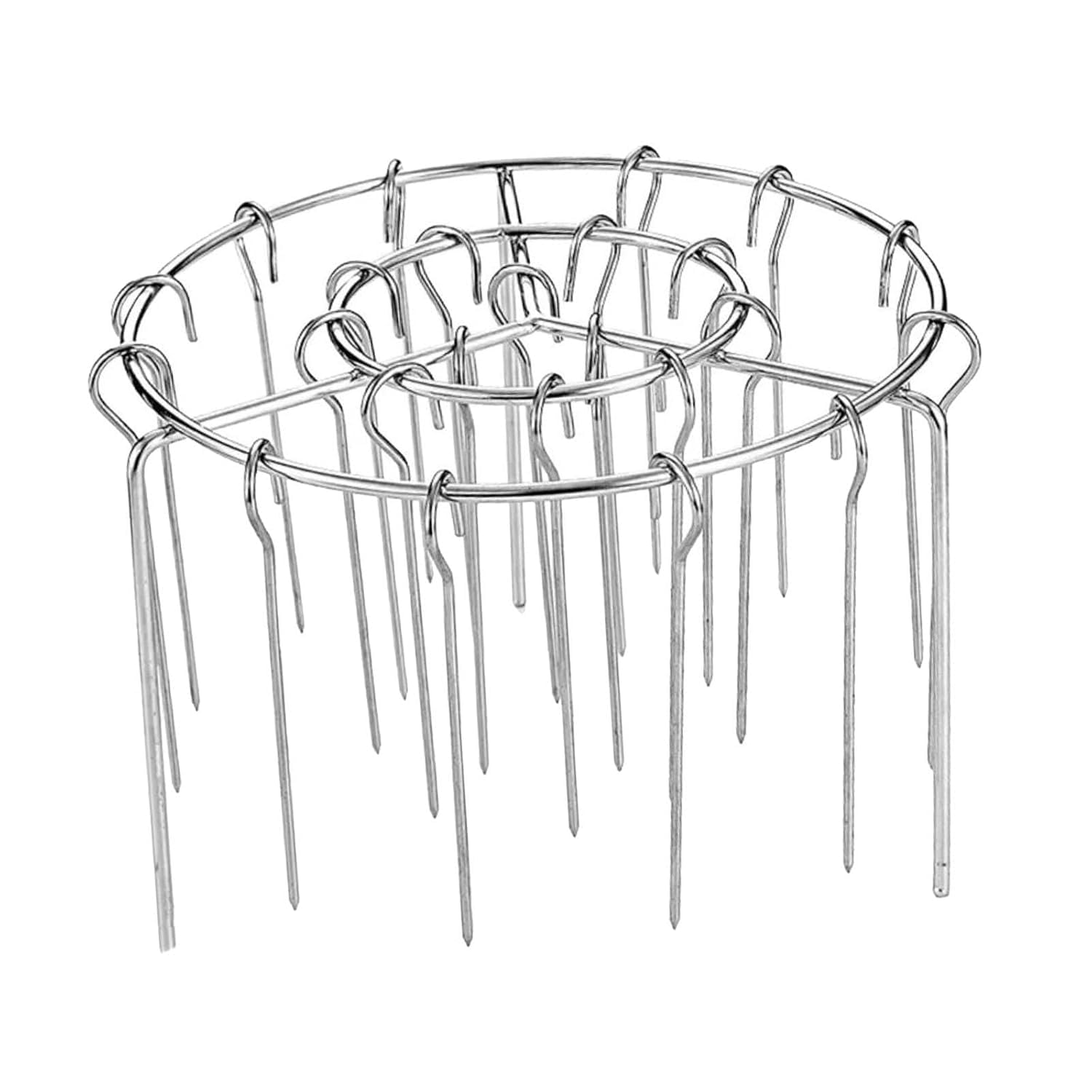 Air Fryer Rack Round Hanging 24 Skewer Cooking Rack for Non-Stick Cooling Baking Drying