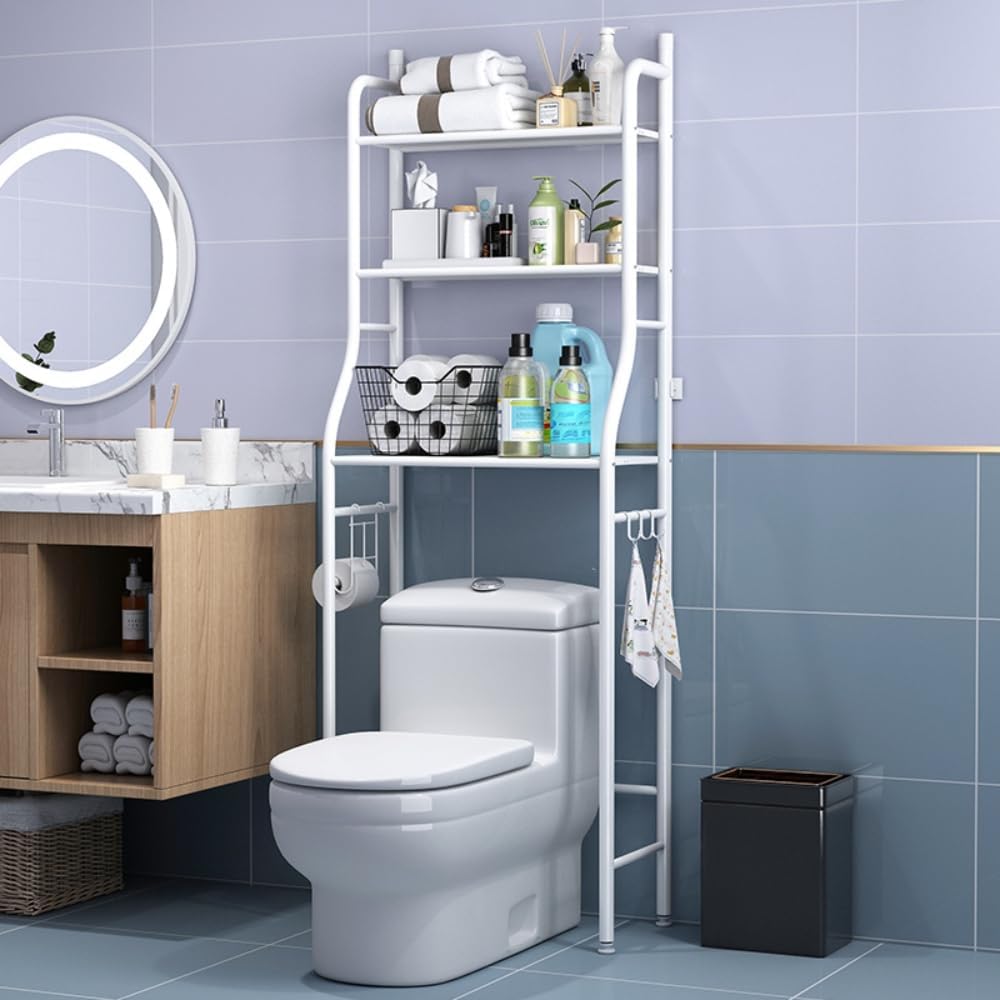 3 Shelf Bathroom Space Saver, Over The Toilet Rack