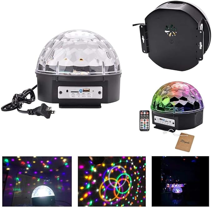 LED Crystal Magic Ball Light - Disco Light