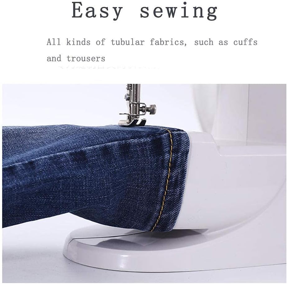 ماكينة خياطة صغيرة محمولة، ماكينة خياطة كهربائية مع دواسة قدم
