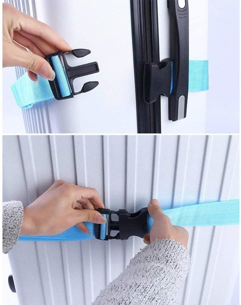 Adjustable Wide Luggage Straps Suitcase Belts 4pc