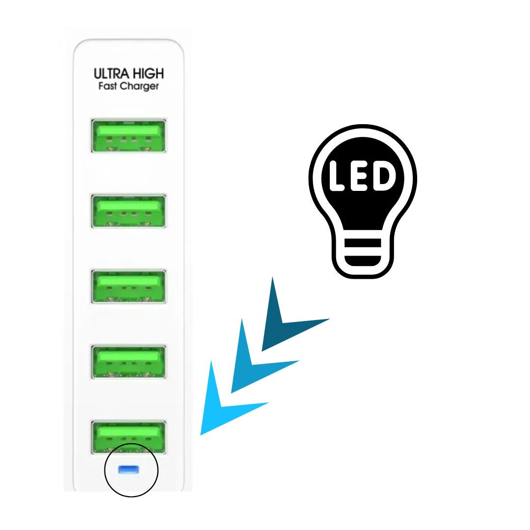 كابل Onesam 24 وات USB PD للشحن السريع متعدد المنافذ بطول 1 متر