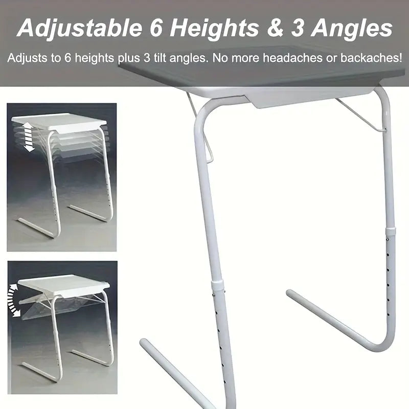 طاولة Tablemate المحمولة القابلة للطي ذات الارتفاع القابل للتعديل