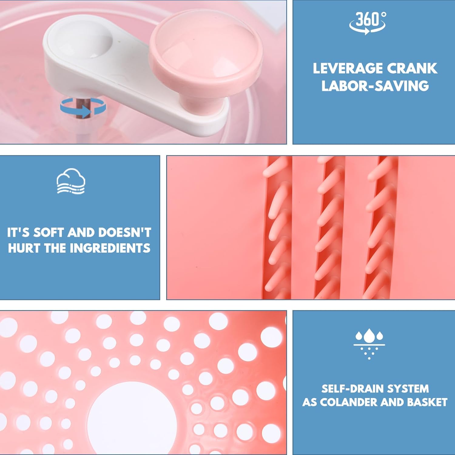 جهاز تنظيف الفاكهة، غسالة الفاكهة والخضروات مع غطاء