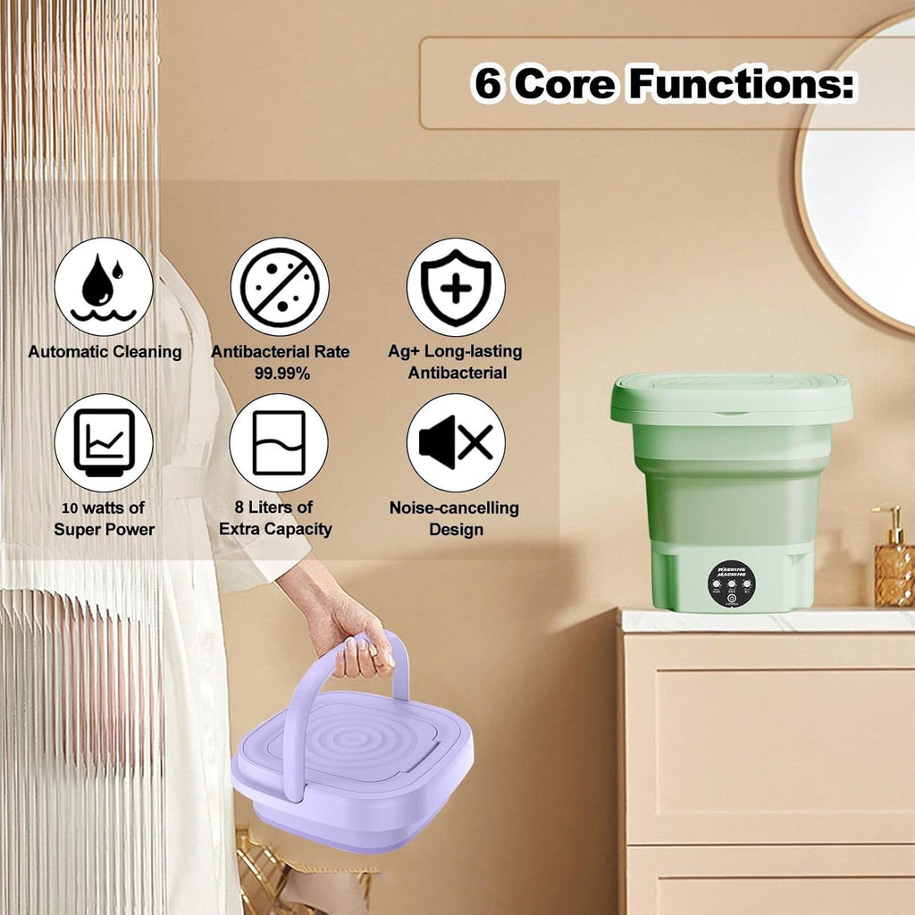 Mini Automatic Foldable Washing Machine