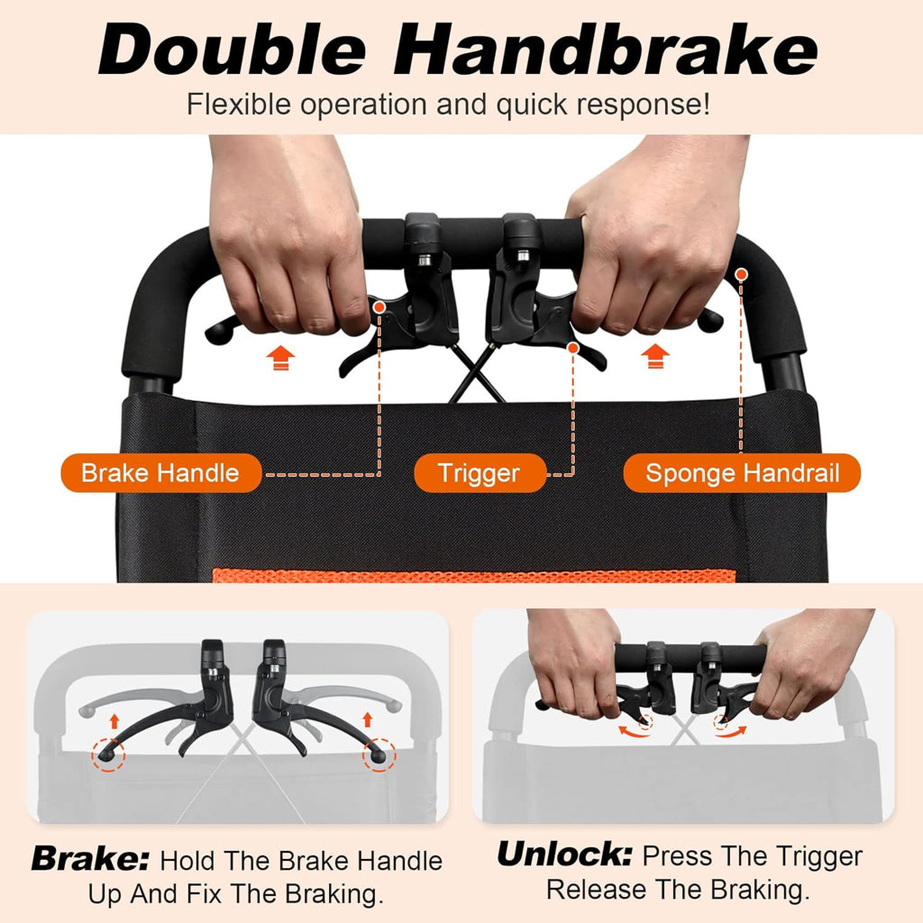 كراسي متحركة خفيفة الوزن لنقل كبار السن، وزن 15 رطلاً فقط، كراسي متحركة للسفر للبالغين