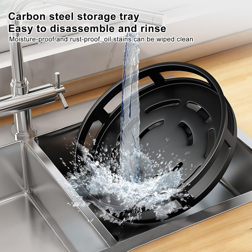 Rotating Spice Rack, Multi-Layer Tier Lazy Susan Turntable