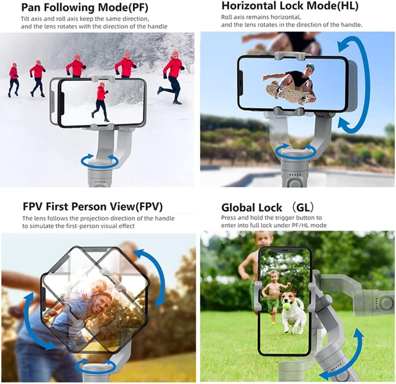 مثبت ثلاثي المحاور قابل لإعادة الشحن Merak one M1
