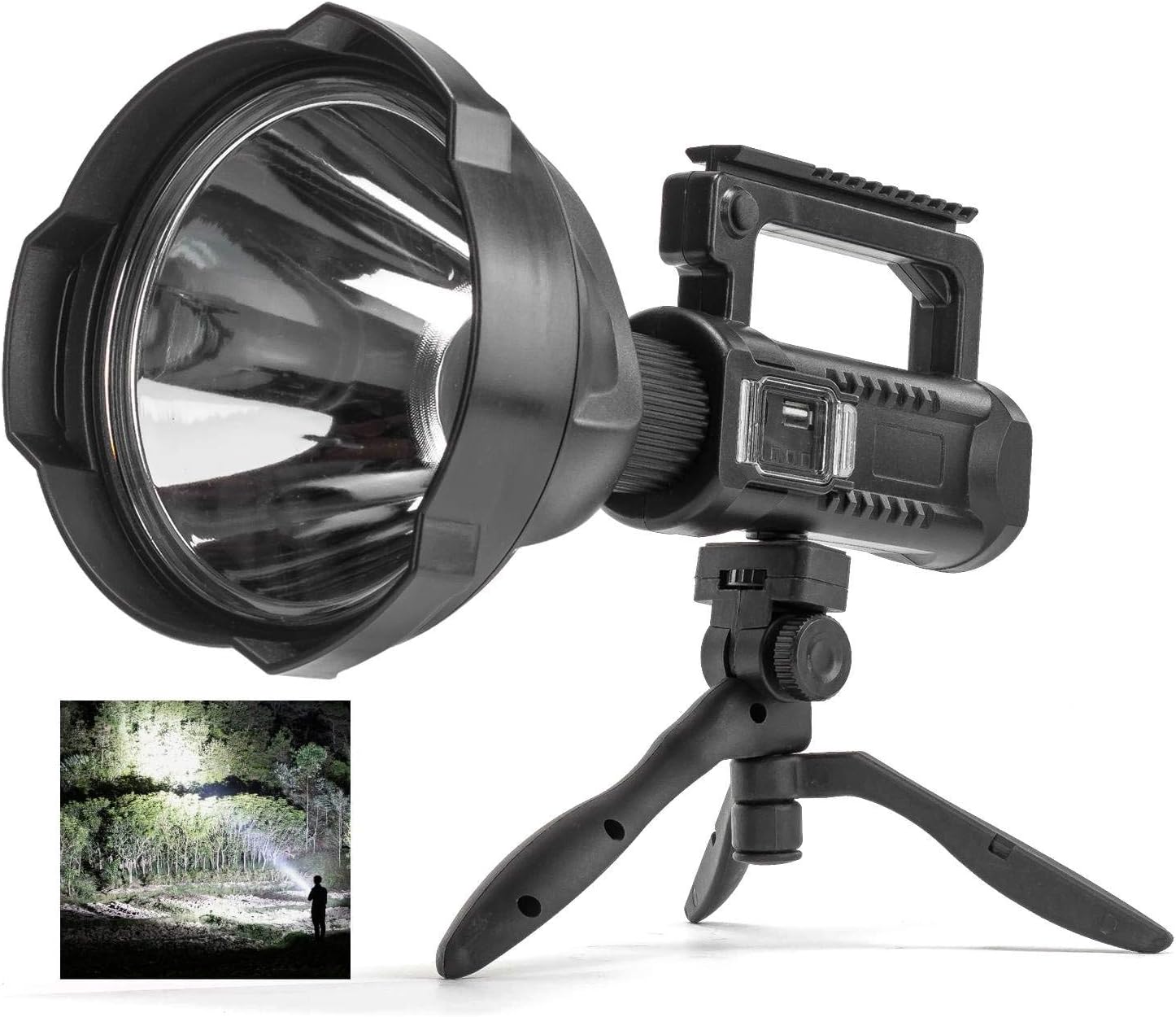 FLASHLIGHT Rechargeable  90000 Lumen Super Bright with Tripod