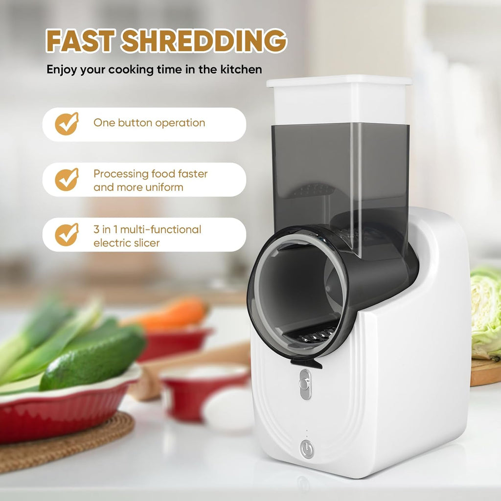 Electric vegetable fruit cutter slicer