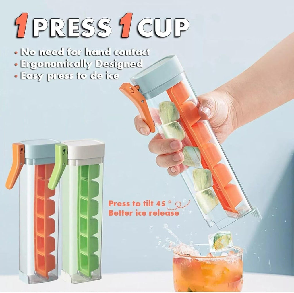 New Ice Cube Trays 6 Cells One Handed Deicing And Pressing The Ice Lattice
