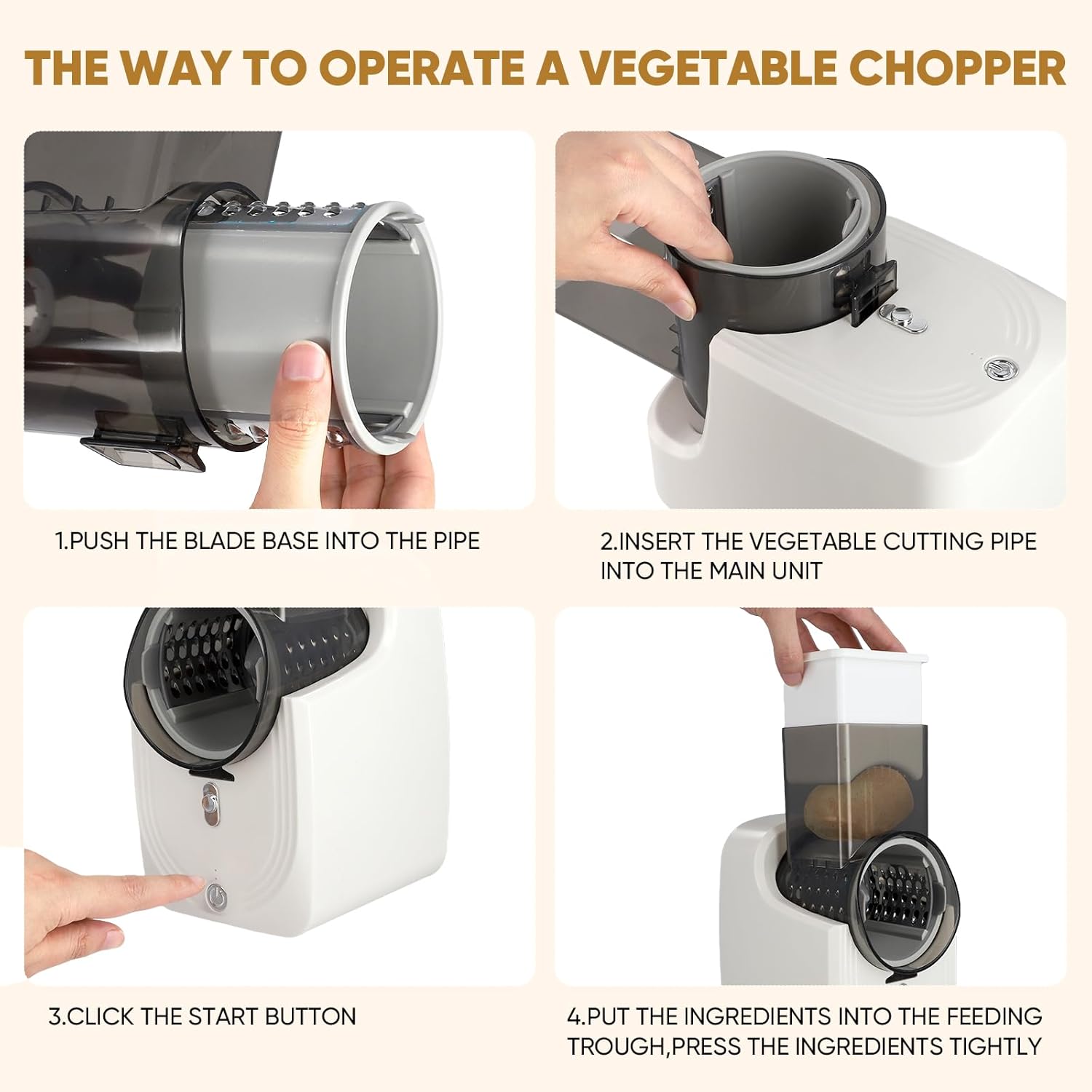 Electric vegetable fruit cutter slicer