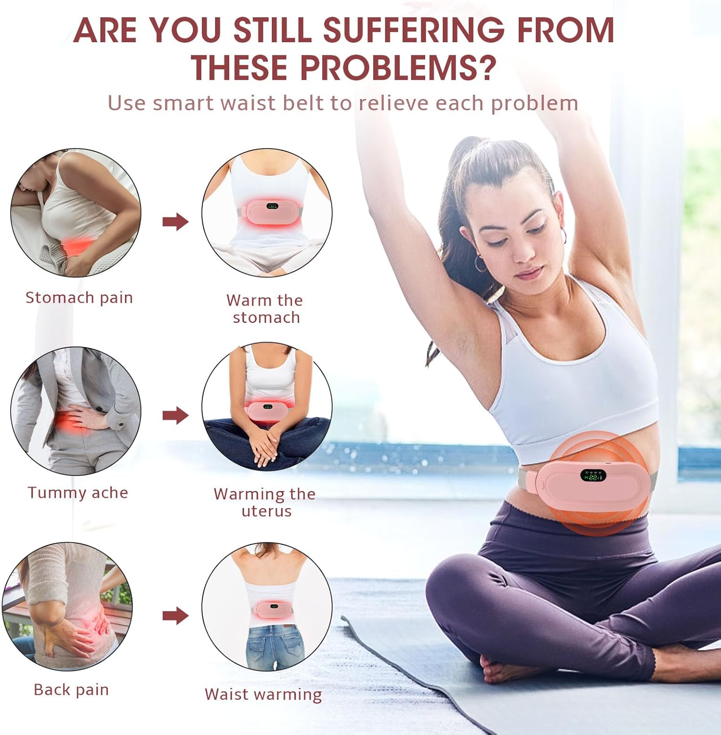 Menstrual Heating Pad for Abdominal Pain Relief