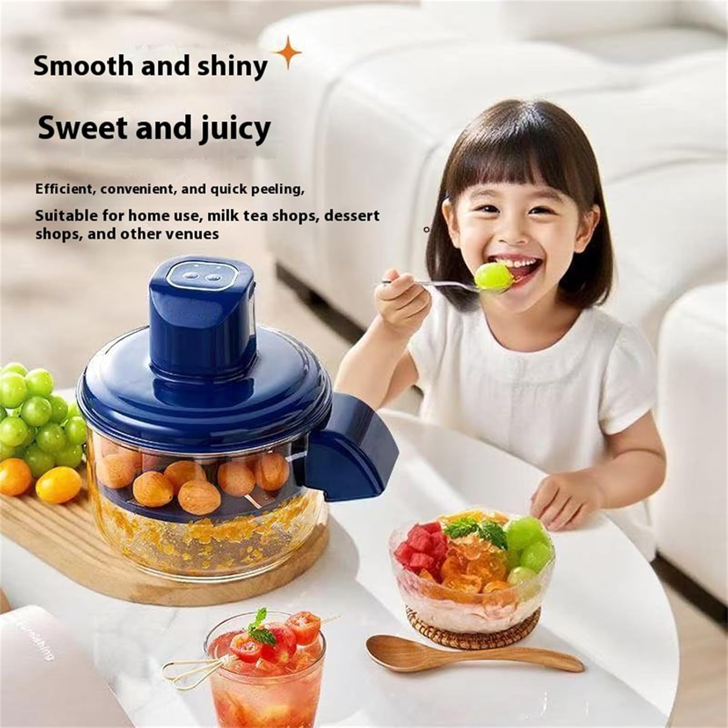 Electric Grape Peeler Automatic Small Fruit Tomato Peeler Tool Garlic peeler machine For Grapes