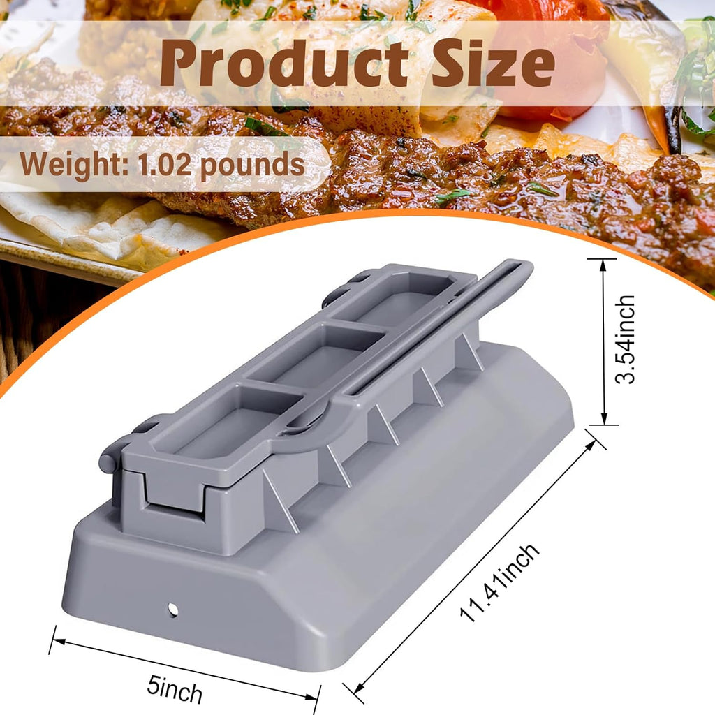 Large Grey Plastic Kebab Press: Kebab Machine –Manual Kebab Mould